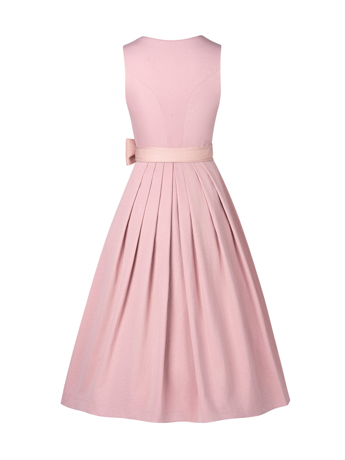 Rosa Herz-Ausschnitt Dirndl Fabia